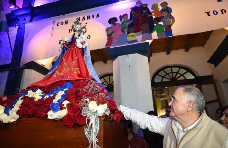 “En momentos difíciles todos nos aferramos a la Virgen y a Dios”: el mensaje de Jaldo en Burruyacú