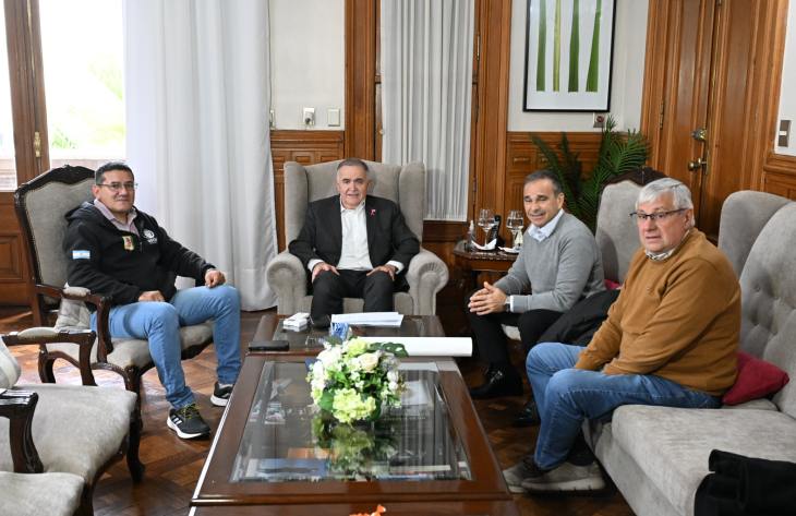 Jaldo puso el foco en las obras hídricas y la continuidad de la obra pública junto a la UOCRA
