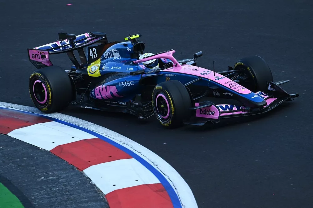 Colapinto terminó 16° en la segunda práctica libre de México