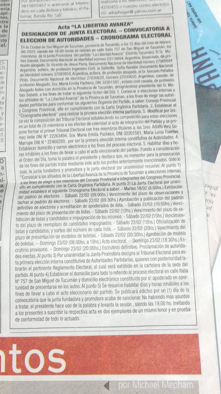 El dato que pone contra las cuerdas a Catalán: su domicilio coincide con la sede de LLA